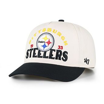 Men's '47 Natural Pittsburgh Steelers Arcitext Hitch Fitted Hat