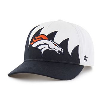 Men's '47 White Denver Broncos Jagged Hitch Adjustable Hat