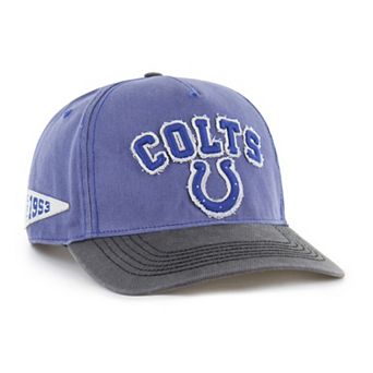 Men's '47 Royal Indianapolis Colts Calderwood Well Worn Hitch Adjustable Hat