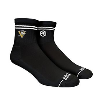 Unisex Rock Em Socks Pittsburgh Penguins Casual Stripe Quarter-Length Socks