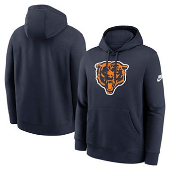 Men's Nike Navy Chicago Bears Club Fleece Pullover Hoodie