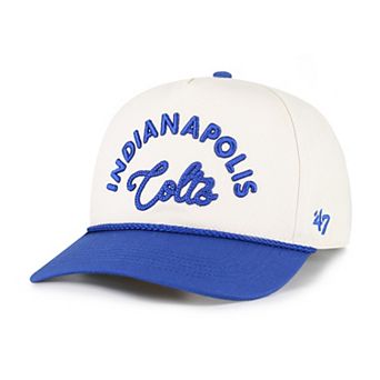 Women's '47 Natural Indianapolis Colts Rope Script Hitch Adjustable Hat