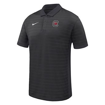 Men's Nike Black South Carolina Gamecocks Dri-FIT Victory Stripe Polo