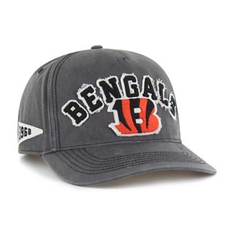 Men's '47 Charcoal Cincinnati Bengals Calderwood Well Worn Hitch Adjustable Hat