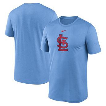 Men's Nike Light Blue St. Louis Cardinals Legend Fuse Large Logo Dri-FIT T-Shirt