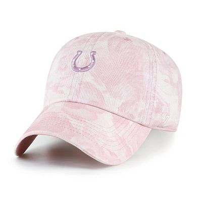 Women's '47 Pink Indianapolis Colts Gardenia Clean Up Adjustable Hat