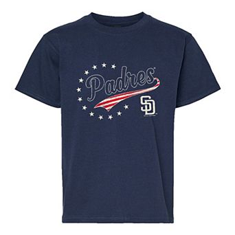 Youth Soft as a Grape Navy San Diego Padres Americana T-Shirt