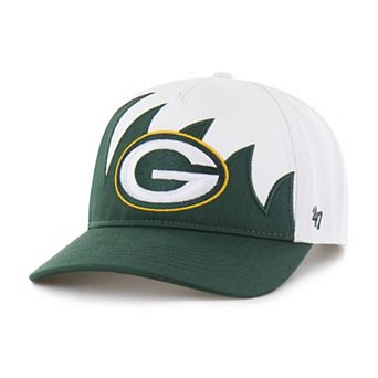 Men's '47 White Green Bay Packers Jagged Hitch Adjustable Hat