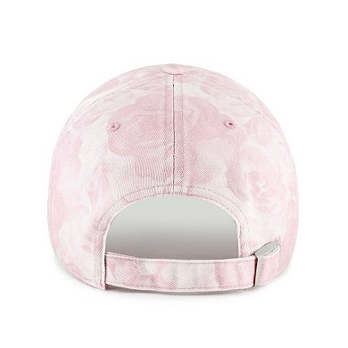 Women's '47 Pink Detroit Lions Gardenia Clean Up Adjustable Hat