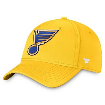 Men's Fanatics Gold St. Louis Blues Core Primary Logo Flex Hat