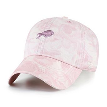 Women's '47 Pink Buffalo Bills Gardenia Clean Up Adjustable Hat