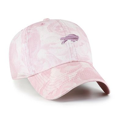 Women's '47 Pink Buffalo Bills Gardenia Clean Up Adjustable Hat