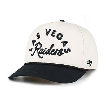 Women's '47 Natural Las Vegas Raiders Rope Script Hitch Adjustable Hat