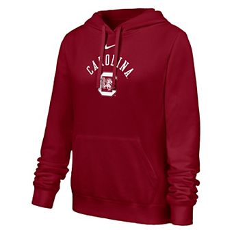 Women's Nike Garnet South Carolina Gamecocks Club Fleece Hoodie