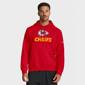 Men's Nike Red Kansas City Chiefs Best Season Rewind Club Pullover Hoodie