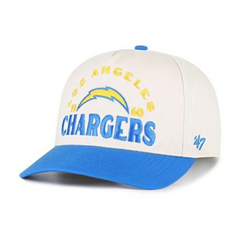 Men's '47 Natural Los Angeles Chargers Arcitext Hitch Fitted Hat