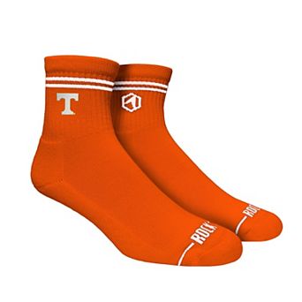 Unisex Rock Em Socks Tennessee Volunteers Casual Stripe Quarter-Length Socks