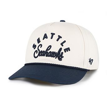 Women's '47 Natural Seattle Seahawks Rope Script Hitch Adjustable Hat