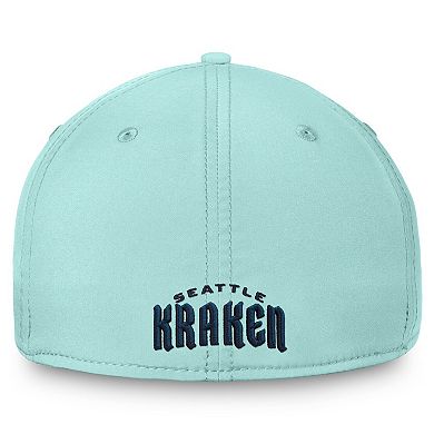 Men's Fanatics Light Blue Seattle Kraken Core Primary Logo Flex Hat