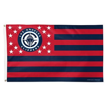 WinCraft LA Clippers 3' x 5' Single-Sided Deluxe Patriotic Stars & Stripes Flag