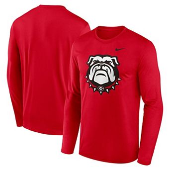 Men's Nike Red Georgia Bulldogs Primetime Alternate Logo Legend Performance Long Sleeve T-Shirt
