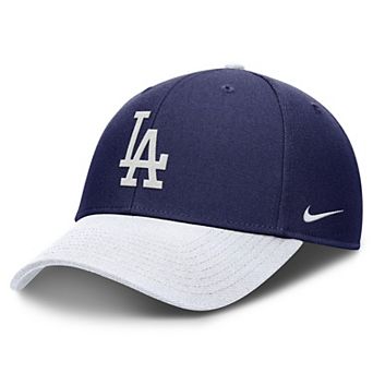 Men's Nike Navy/White Los Angeles Dodgers Dri-FIT Club Adjustable Hat