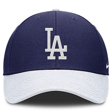 Men's Nike Navy/White Los Angeles Dodgers Dri-FIT Club Adjustable Hat