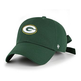 Women's '47 Green Green Bay Packers Bow Back Clean Up Adjustable Hat