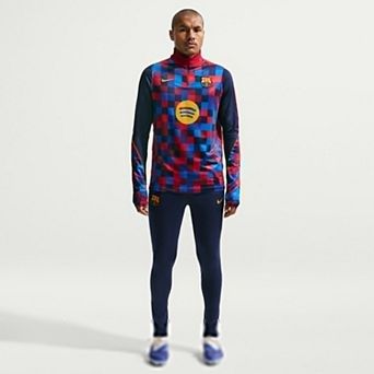 Men's Nike Red Barcelona 2026/27 Strike Drill Quarter-Zip Long Sleeve Top
