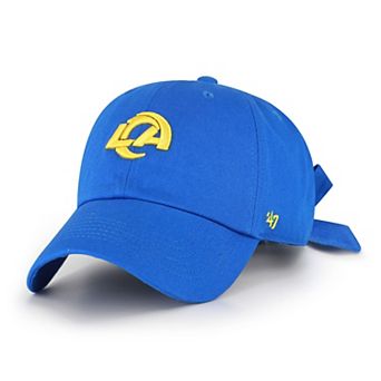 Women's '47 Royal Los Angeles Rams Bow Back Clean Up Adjustable Hat
