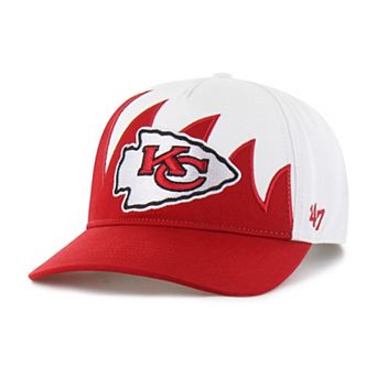 Men's '47 White Kansas City Chiefs Jagged Hitch Adjustable Hat