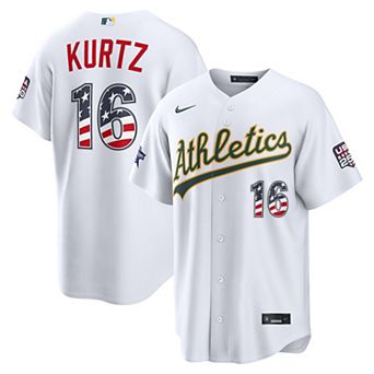 2026 All-Star Edition Stars & Stripes Men's Athletics Nick Kurtz Nike White Stadium Jersey