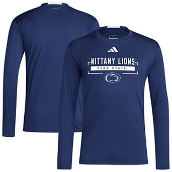 Men's adidas Navy Penn State Nittany Lions D4T Long Sleeve T-Shirt
