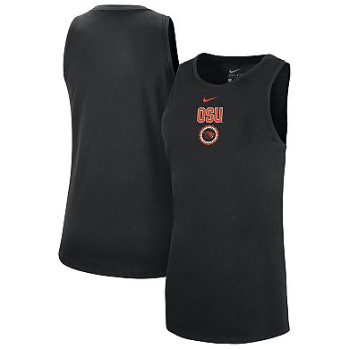 Women's Nike Black Oregon State Beavers Dri-FIT Tomboy Tank Top