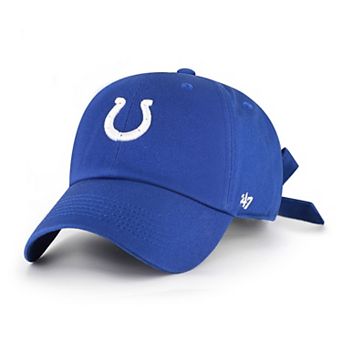 Women's '47 Royal Indianapolis Colts Bow Back Clean Up Adjustable Hat