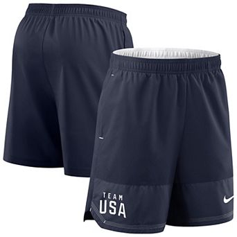 Men's Nike Navy Team USA Dri-FIT Woven Shorts