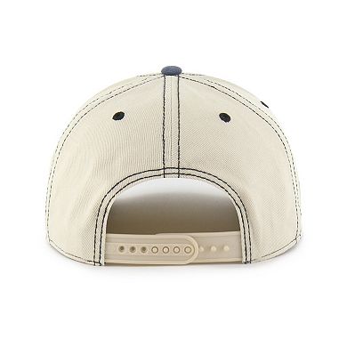 Unisex '47 Tan/Navy Michigan Wolverines Well-Worn Calderwood Hitch Adjustable Hat