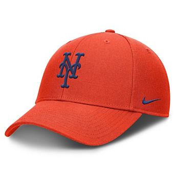 Men's Nike Orange New York Mets Dri-FIT Club Adjustable Hat