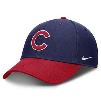 Men's Nike Navy/Red Chicago Cubs Dri-FIT Club Adjustable Hat