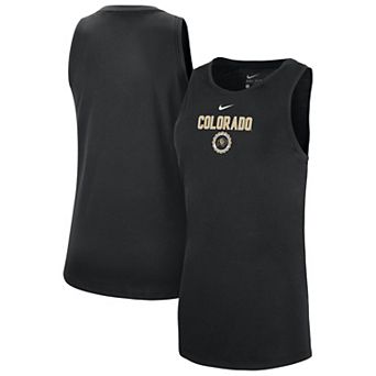 Women's Nike Black Colorado Buffaloes Dri-FIT Tomboy Tank Top
