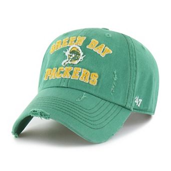 Men's '47 Green Green Bay Packers Seymoore Clean Up Adjustable Hat