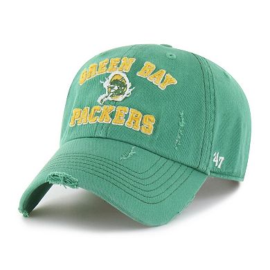 Men's '47 Green Green Bay Packers Seymoore Clean Up Adjustable Hat