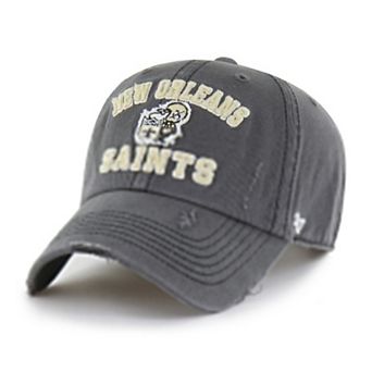 Men's '47 Charcoal New Orleans Saints Seymoore Clean Up Adjustable Hat