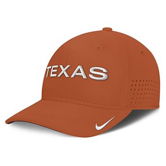 Men's Nike Texas Orange Texas Longhorns Gameday Aerobill Swooshflex Dri-FIT Hat