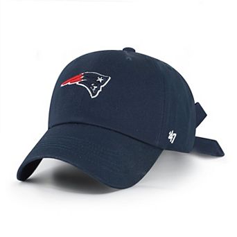 Women's '47 Navy New England Patriots Bow Back Clean Up Adjustable Hat