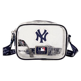 Loungefly New York Yankees Clear All Over Logo Crossbody Bag