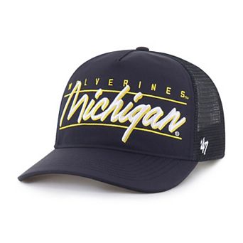 Unisex '47 Navy Michigan Wolverines brrr° Condor Mesh Hitch Adjustable Hat