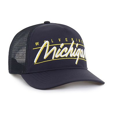Unisex '47 Navy Michigan Wolverines brrr° Condor Mesh Hitch Adjustable Hat