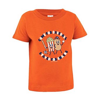 Infant Soft as a Grape Orange Houston Astros Snack T-Shirt