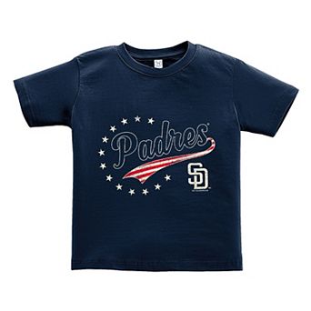 Toddler Soft as a Grape Navy San Diego Padres Americana T-Shirt